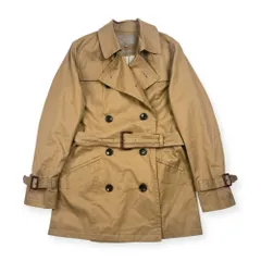 UNITED ARROWS A DAY IN THE LIFE ユナイテッドアローズ 裏ストライプ ベルト付き トレンチコート 38/ベージュ レディース