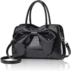 レディース ショルダーバッグ ハンドバッグ  ブラック