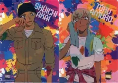 【中古】クリアファイル 赤井秀一＆安室透 A4クリアファイルセット(2枚組) 「名探偵コナン」 アニメイトガールズフェスティバル2018グッズ