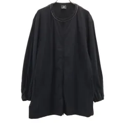 NEW BALANCE ニューバランス ノーカラー ウーブン ジャケット L ブラック レディース 古着