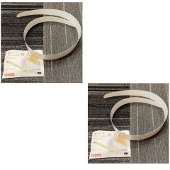 衿秀　き楽っく襦袢専用衿芯　広衿専用　白　2個セット