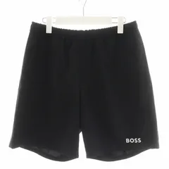 ヒューゴボス HUGO BOSS Matteo Berrettini water-repellent shorts ショートパンツ ハーフパンツ ロゴ M 黒 ブラック 50500617 /AN48のサムネイル
