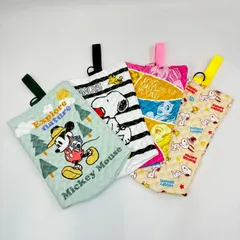 新品未使用 ミッキーマウス スヌーピー ディズニープリンセス  マチ付きキルトシューズバッグ 上履き袋 上靴入れ 通学 入園 入学