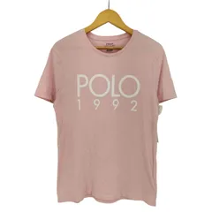 ポロラルフローレン POLO RALPH LAUREN CUSTOM SLIM FIT POLO 1992 プリントクルーネックTシャツ メンズ import：M 