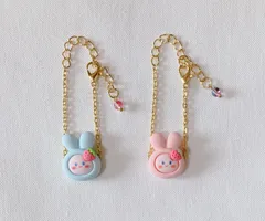 【No.35】10cm ぬいぐるみ用 ポシェット 着ぐるみうさぎ