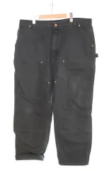 ★90sUSA製★カーハートダブルニーダックショーツオリジナルレングス濃黒W31 ☆90sUSA製☆カーハートダブルニーダックショーツオリジナルレングス濃