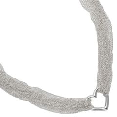 【TIFFANY&Co.】ティファニー オープンハート トグル シルバー925 レディース 59g ネックレス
