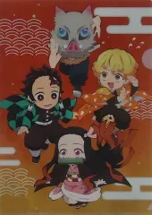 【中古】クリアファイル 集合(SD) マチ★アソビ描き下ろしA4クリアファイル 「鬼滅の刃×ufotable cafe 第1期」