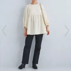 green label relaxing トップス ツイード