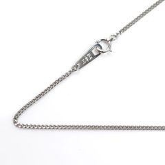 Pt850プラチナ ネックレス 喜平2面カット 3.6g 40cm レディース 中古