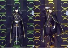 【中古】クリアファイル 潔世一＆蜂楽廻 A4クリアファイルセット(2枚セット) Blue military ver. ver. 「ブルーロック×STELLAMAP CAFE/Blue military ＆ MILITARY POP UP SHOP in ビック