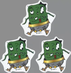 【中古】シール・ステッカー 鶴房汐恩 PRODUCE 目から鼻、口から足が出るほど欲しくなるステッカー(目玉たくさん緑の生き物) 「2021 JO1 LIVE ”OPEN THE DOOR”」