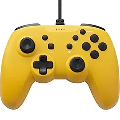 【中古】【非常に良い】【連射ボタン搭載】 CYBER ・ ジャイロコントローラー ライト 有線タイプ ( SWITCH 用) イエロー - Switch