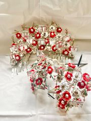 婚礼用かんざし 金属笄一式セット】⑦ 花嫁かつら 花簪 踊り