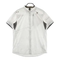 サイズ：L OAKLEY オークリー  半袖シャツ スカル  ホワイト系 [240101530758] ゴルフウェア メンズ ストスト