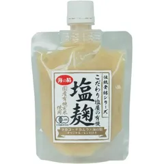 海の精 こだわり塩屋の 有機 塩麹 170g 塩こうじ 塩糀 酒粕 米麹 生麹 発酵食 調味料 オーガニックのサムネイル