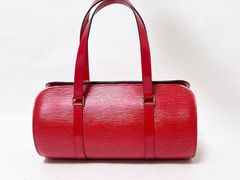 LOUIS VUITTON ルイヴィトン エピ スフロ ハンドバッグ カスティリアンレッド ポーチなし M52227 美品