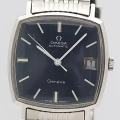 ✨OMEGA✨ジュネーブ✨オートマチック✨デイト✨スクエア✨腕時計✨ 美品 オメガ ジュネーブ スクエア ゴールド デイト