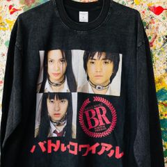 バトルロワイアル メンズ ロンT 長袖 秋 冬 L XL リプリント バトロワ  藤原竜也 前田亜季 山本太郎 栗山千明 塚本高史 宮村優子 柴咲コウ