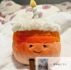 新品　ジェリーキャッ　トレインボーバースデーケーキ　誕生日　ぬいぐるみ　袋付き 2025年最新】jELLyCAT ケーキの人気アイテム - メルカリ