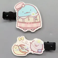 【中古】アクセサリー(非金属) とかげ＆にせつむり・ほこり アクリルヘアクリップ(2個セット) 「すみっコぐらし展 ～すみっコマルシェでおかいもの～」