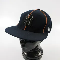 【姫路東店】 中古 NEW ERA | ニューエラ キャップ NEW YORK YANKEES 旧ロゴ サイズ:56.8CM ネイビー 【118】