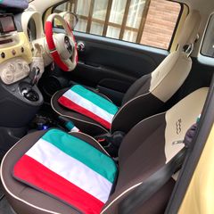 No.536 イタリアカラー　シートクッション2点セット　ハンドメイド