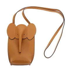 LOEWE ロエベ Elephant Pocket P Honey エレファント ポケット ショルダーポーチ  ブラウンのサムネイル
