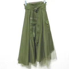 美品　アメリ　ロングスカート 1度着用のみ美品】アメリ スタッズスリットスカート ロング