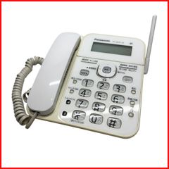 中古●パナソニック コードレス電話機 VE-GD31DL●親機のみ デジタル液晶 初期化済み 本体黄ばみあり 動作確認済み 札幌