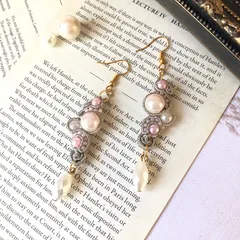 ソウタシエピアス　ピンク&シャンパンゴールド①