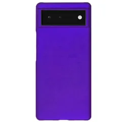 Google Pixel 6a ケース ピクセル6a  耐衝撃 シンプル さらさら ハード ケース 【Color】 パープルのサムネイル