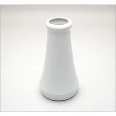 神棚 陶器製 榊立 3.5寸 神具 日本製 国産 国産品 白色 神事 ゲン担ぎ 榊 さかき 正月 榊立て 無地 ホワイト シンプル 小さい インテリア 花立 ポイント消化