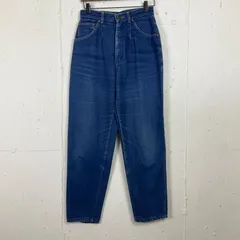 USA製 90年代 90s リー Lee ハイウエスト テーパード デニムパンツ レディースS相当 w28 古着 ヴィンテージ ビンテージ ユニオンチケット付 タック入り【f240424006】