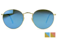 レイバン RB3447-N ラウンドメタル ミラー サングラス