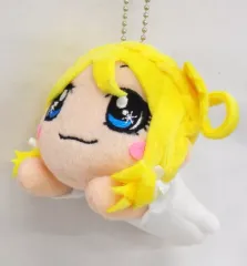 キーホルダー・マスコット(キャラクター)　小原鞠莉(パジャマ) 寝そべりぬいぐるみ(SS) 「ラブライブ!サンシャイン!!」 セブンネットショッピング限定 中古】キーホルダー・マスコット(キャラクター) 小原鞠莉