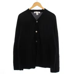 【新品未使用】コムデギャルソンシャツ フォーエバー Vネックカーディガン 黒 S コムデギャルソン シャツ フォーエバー カーディガン ブラック