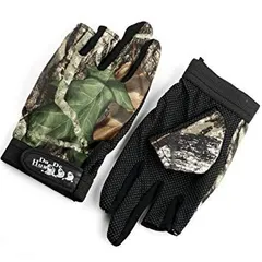 釣り用手袋 指3本出し フリーサイズ 防寒 フィッシンググローブ ルアー釣り 滑り止め 手袋 (迷彩)[定形外郵便、送料無料]mer003