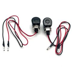 バイク ウィンカー LED ミニ 配線 アメリカン 防水 eバイク シンプル 12v ナノ 1発 スモーク 2個セット