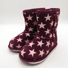 エミュー ブーツ 未使用 K12166 Starry Night Brumby 靴  シューズ キッズ 女の子用 K10/15サイズ パープル EMU Australiaのサムネイル