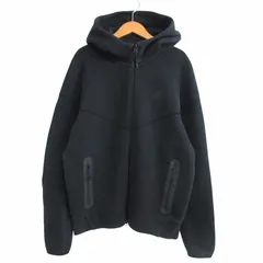 ナイキ NIKE TECH Fleece Windrunner Full-Zip Hoodie テックフリース ジップアップパーカー フーディ FB7922-010 黒 ブラック L