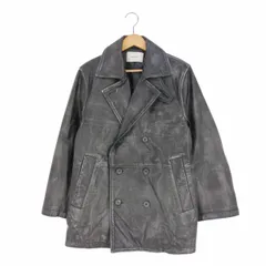 メゾンスペシャル MAISON SPECIAL Hand Rub Buffalo Leather Dress-Over Double Short Coat ハンドラヴオフバッファローレザーダブルショートコート メンズ JPN：0 のサムネイル