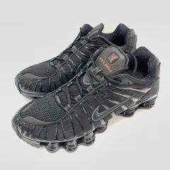 【中古】NIKE W SHOX TL BLACK/BLACK-MTLC HEMATITE-MAX ORANGE 28.5㎝ AR3566-002 ナイキ[92]