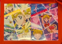 BANDAI SPIRITS 一番くじ 美少女戦士セーラームーン 乙女の変身collection G賞歴代セーラームーン絵 クリアファイルセット セーラー戦士コレクション