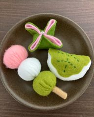 フェルトままごと　和菓子セット