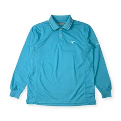 TOURSTAGE ツアーステージ 長袖 ポロシャツ M/ブルー メンズ ゴルフ