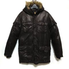 03m0095 AVIREX アヴィレックス ダウンジャケット サイズM 茶 ブラウン メンズ アウター ※
