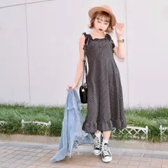 SHOULDER FRILL DOT CAMI ONEPIECEのサムネイル