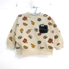 バディリー スウェット トレーナー トップス 裏起毛 キューピーさん 未使用品 ベビー 男の子用 90サイズ ホワイト buddy Lee