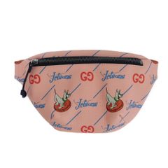 GUCCI グッチ ザ ジェットソンズ ウエストポーチ 宇宙家族 アストロ 犬 GG 美品 チルドレンズ ピンク ボディバッグ 502095 FACAK 4957
